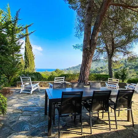 빌라 Gaou Benat Piscine Et Vue Mer